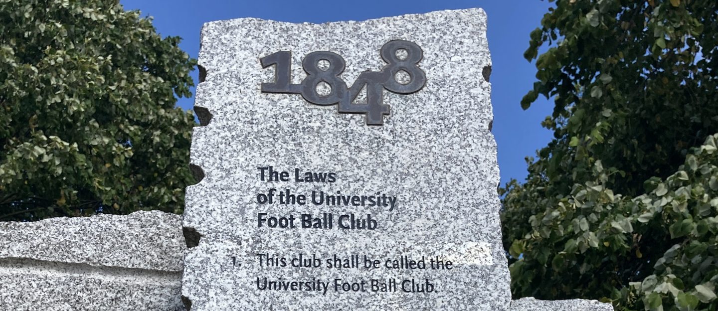 Cambridge Rules of Football 1848 — Rule #1